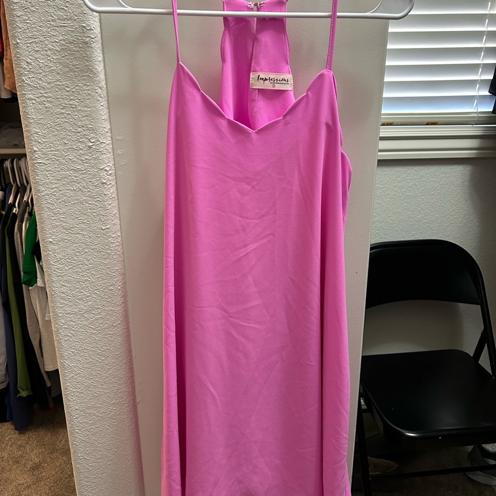 Pink Shift Dress